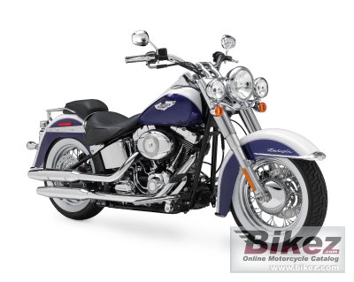 White on sale softail deluxe